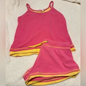 Vintage Steve brand Pink and Yellow Women's Set